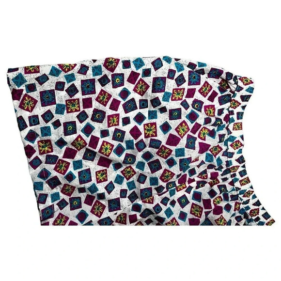 VTG Cheetah Sport Mens Board Shorts Swim Trunks Abstract Geometric 90s Size XL - Picture 2 of 6